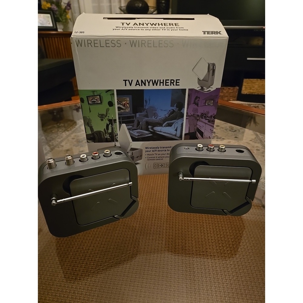 Terk Wireless A/V Transmitter & Receiver LF-30S Digital Media Streamer READ!